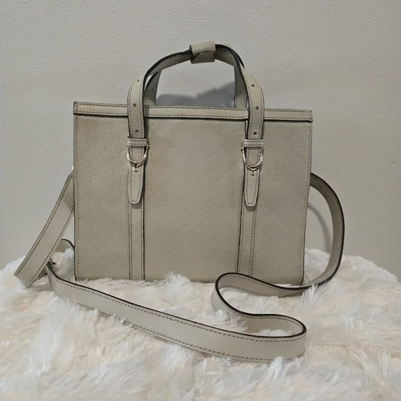 Gucci Guccissima Beige Crossbody Bag - Picture 11 of 12